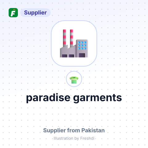 paradise garments – summary card, no photo uploaded yet