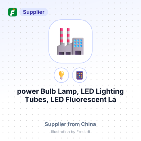 power Bulb Lamp, LED Lighting Tubes, LED Fluorescent La – summary card, no photo uploaded yet