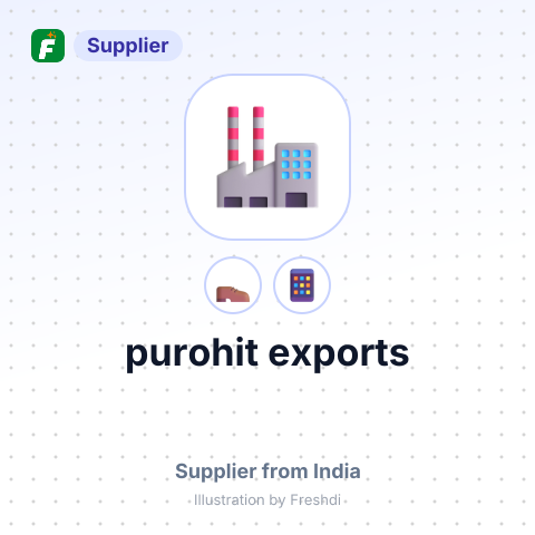 purohit exports – summary card, no photo uploaded yet