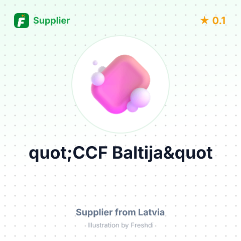 quot;CCF Baltija&quot – summary card, no photo uploaded yet