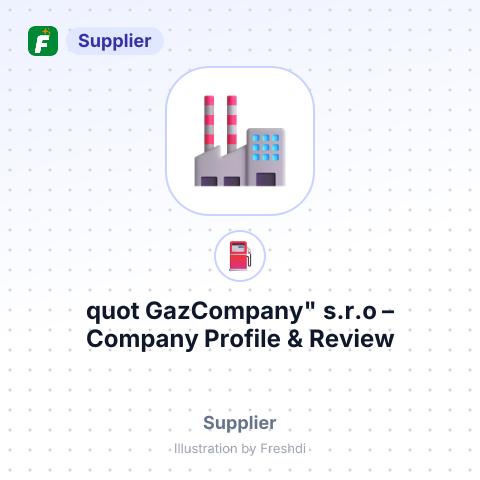 quot;GazCompany" s.r.o – summary card, no photo uploaded yet