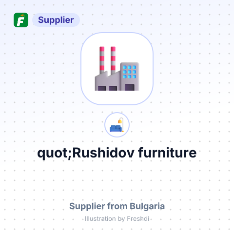 quot;Rushidov furniture – summary card, no photo uploaded yet