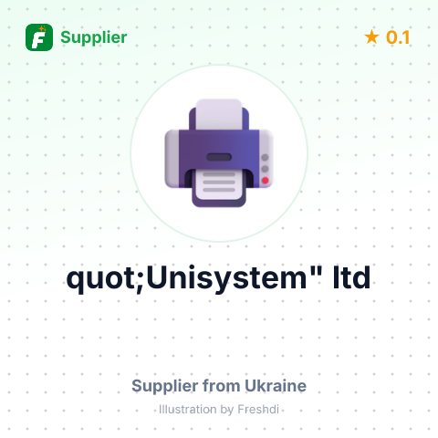 quot;Unisystem" ltd – summary card, no photo uploaded yet