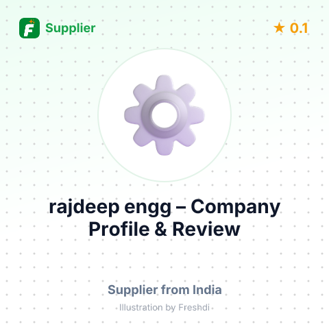 rajdeep engg – summary card, no photo uploaded yet