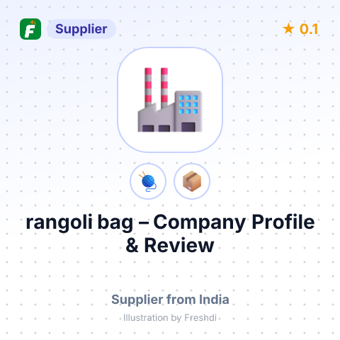 rangoli bag – summary card, no photo uploaded yet