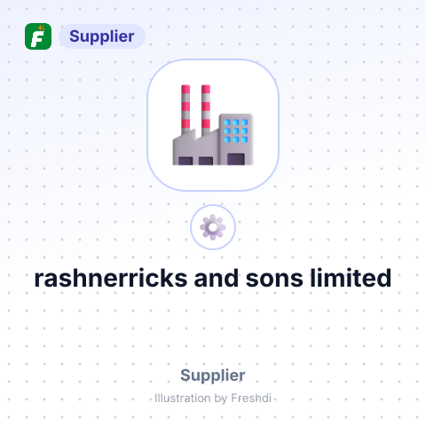 rashnerricks and sons limited – summary card, no photo uploaded yet