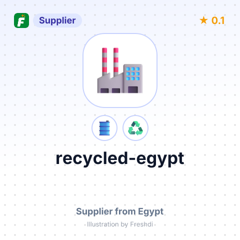 recycled-egypt – summary card, no photo uploaded yet