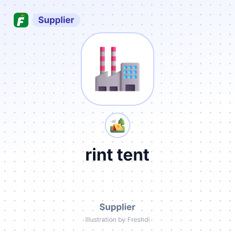 rint tent – summary card, no photo uploaded yet
