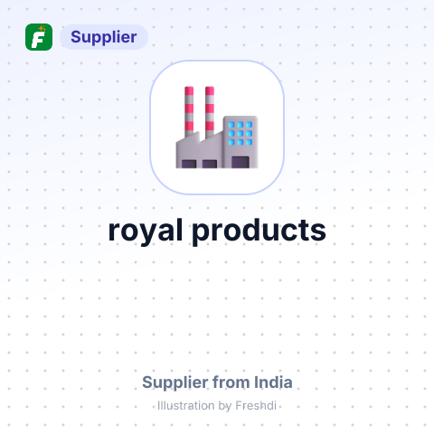 royal products – summary card, no photo uploaded yet