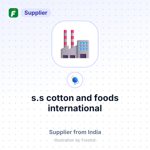 s.s cotton and foods international – summary card, no photo uploaded yet