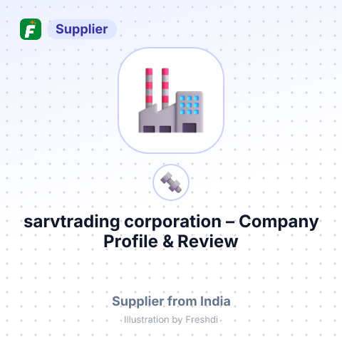 sarvtrading corporation – summary card, no photo uploaded yet
