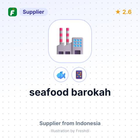 seafood barokah – summary card, no photo uploaded yet