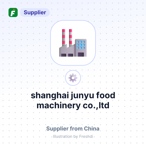 shanghai junyu food machinery co.,ltd – summary card, no photo uploaded yet