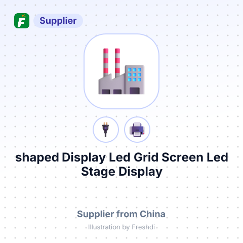 shaped Display, Led Grid Screen, Led Stage Display, – summary card, no photo uploaded yet