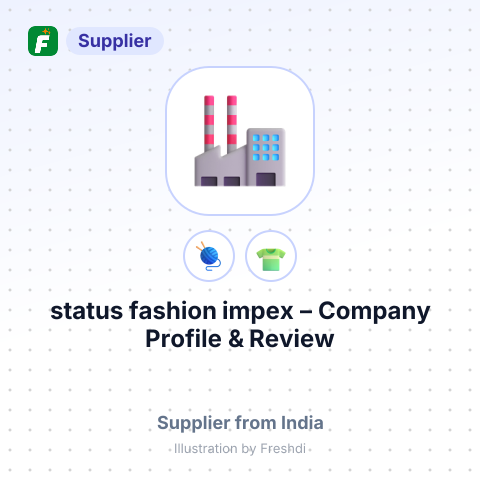status fashion impex – summary card, no photo uploaded yet