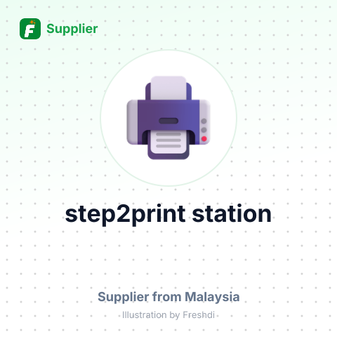 step2print station – summary card, no photo uploaded yet