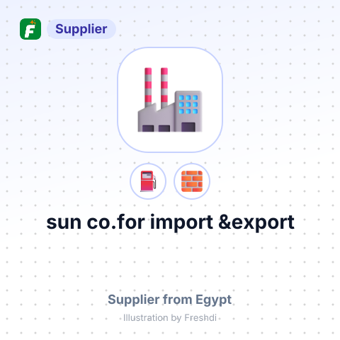 sun co.for import &export – summary card, no photo uploaded yet