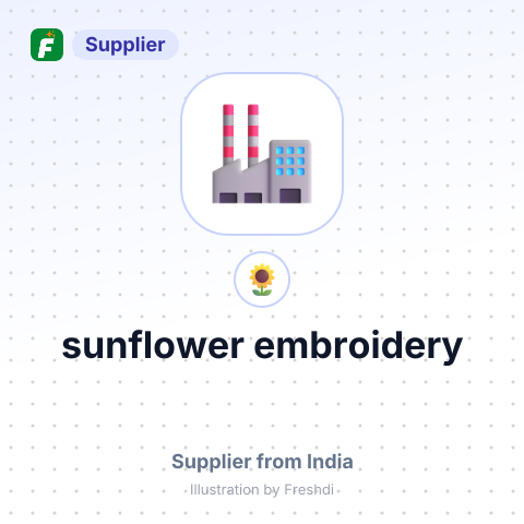 sunflower embroidery – summary card, no photo uploaded yet
