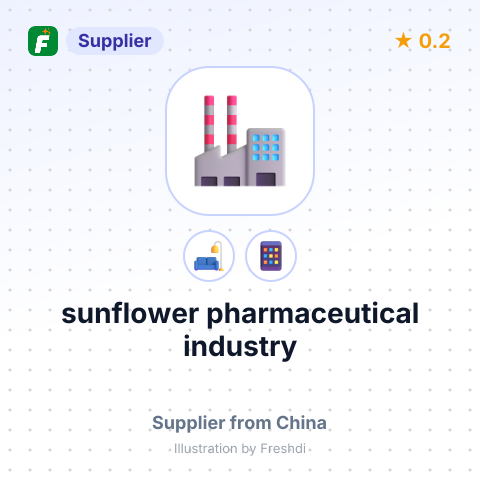 sunflower pharmaceutical industry – summary card, no photo uploaded yet