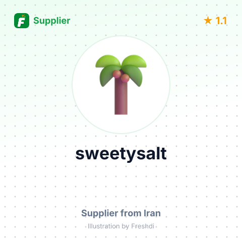 sweetysalt – summary card, no photo uploaded yet