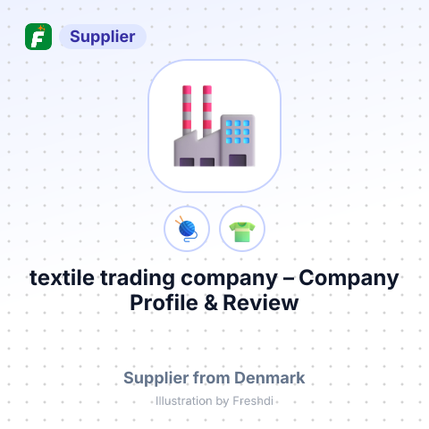 textile trading company – summary card, no photo uploaded yet