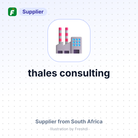 thales consulting – summary card, no photo uploaded yet