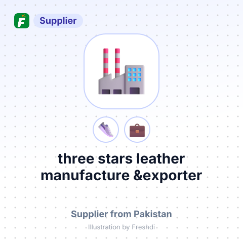 three stars leather manufacture &exporter – summary card, no photo uploaded yet