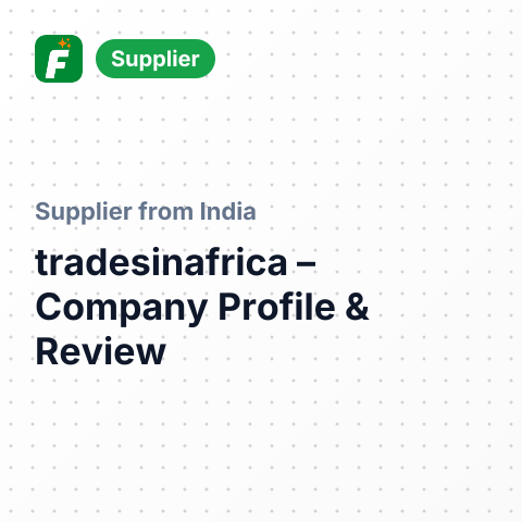 tradesinafrica – summary card, no photo uploaded yet
