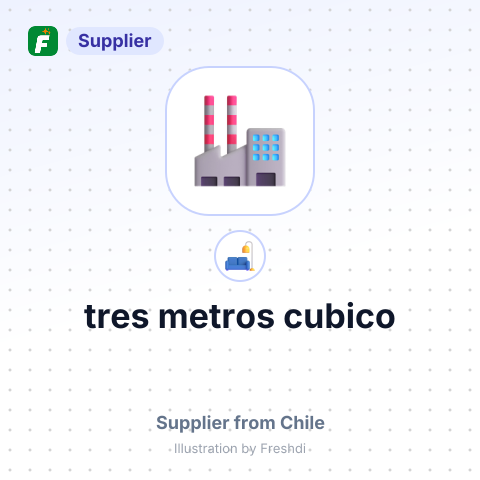 tres metros cubico – summary card, no photo uploaded yet