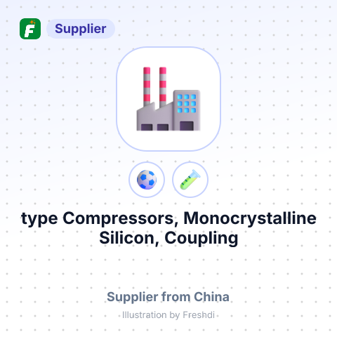 type Compressors, Monocrystalline Silicon, Coupling – summary card, no photo uploaded yet