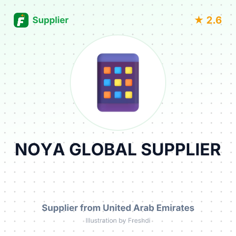 NOYA GLOBAL SUPPLIER – summary card, no photo uploaded yet