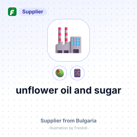 unflower oil and sugar – summary card, no photo uploaded yet