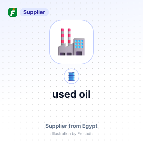 used oil – summary card, no photo uploaded yet