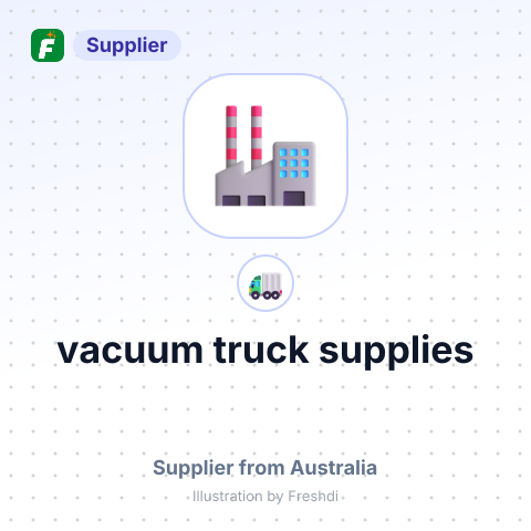 vacuum truck supplies – summary card, no photo uploaded yet