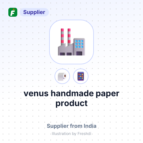 venus handmade paper product – summary card, no photo uploaded yet