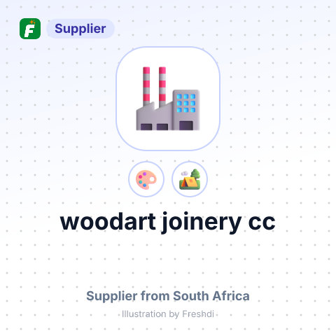 woodart joinery cc – summary card, no photo uploaded yet