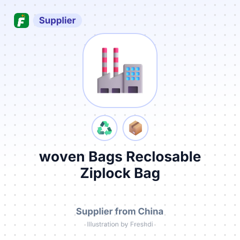 woven Bags, Reclosable Ziplock Bag – summary card, no photo uploaded yet
