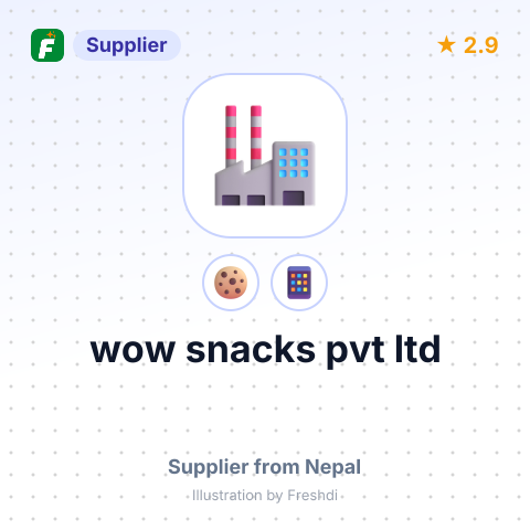 wow snacks pvt ltd – summary card, no photo uploaded yet