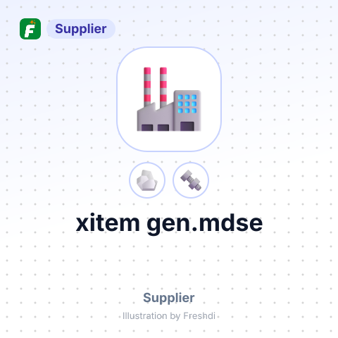 xitem gen.mdse – summary card, no photo uploaded yet