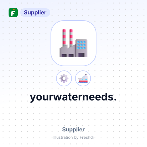 yourwaterneeds. – summary card, no photo uploaded yet