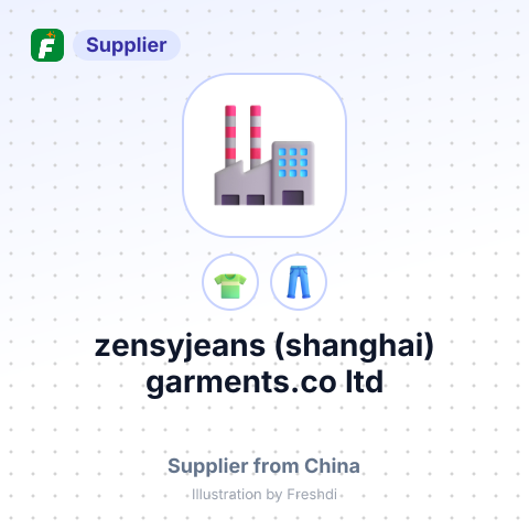 zensyjeans (shanghai) garments.co ltd – summary card, no photo uploaded yet