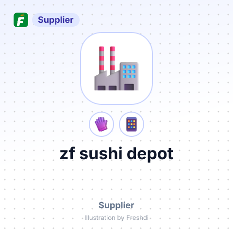 zf sushi depot – summary card, no photo uploaded yet