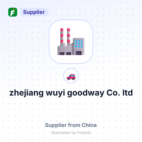 zhejiang wuyi goodway Co.,ltd – summary card, no photo uploaded yet