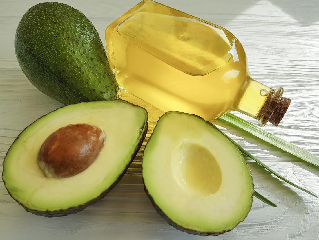 avocado-oil-in-jar-next-to-halved-avocado The Top Healthy Oils and Fats: A Consumer Guide to Better Nutrition Choices (P1)