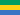 Gabon – country flag, buyer location, buyer card